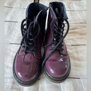 Dr. Martens Burgundy Boots, Size 12